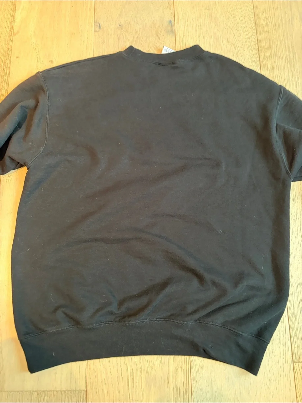 Georgia Black Champion Crewneck Sweatshirt with Red Black Logo